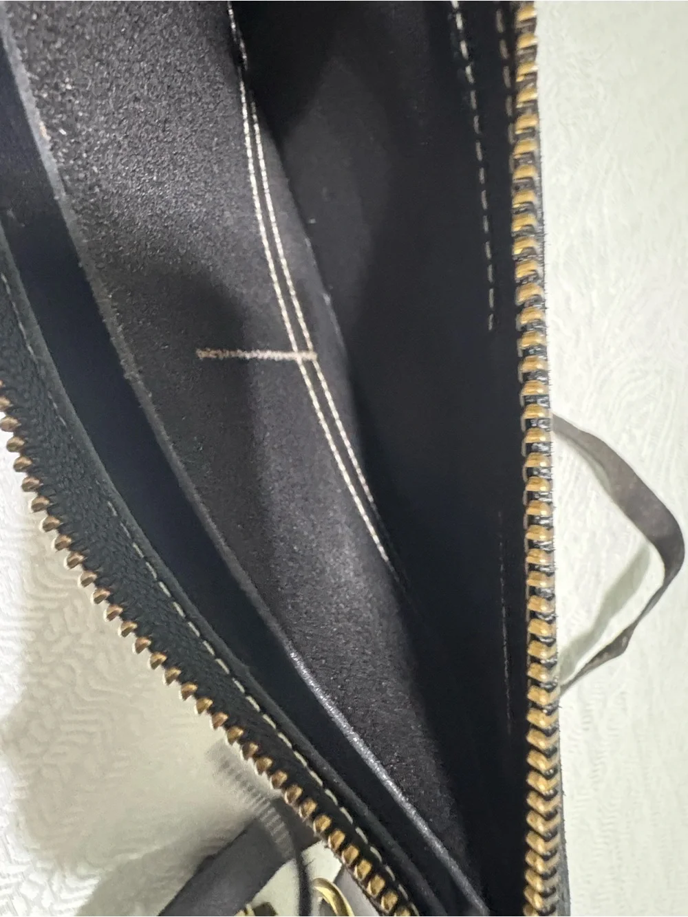 Happy Hollow Farm Made in Tennessee Black Leather Crossbody Bag